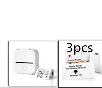 Portable Mini Thermal Label Printer Home Photo Printer Student Wrong Question Printer Bluetooth-compatible Mini Label Printer Price Tag on Sale