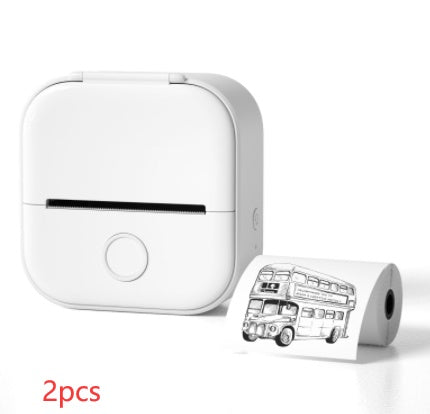 Portable Mini Thermal Label Printer Home Photo Printer Student Wrong Question Printer Bluetooth-compatible Mini Label Printer Price Tag on Sale