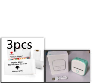 Portable Mini Thermal Label Printer Home Photo Printer Student Wrong Question Printer Bluetooth-compatible Mini Label Printer Price Tag on Sale