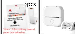 Portable Mini Thermal Label Printer Home Photo Printer Student Wrong Question Printer Bluetooth-compatible Mini Label Printer Price Tag on Sale