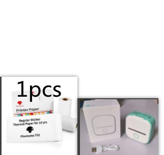 Portable Mini Thermal Label Printer Home Photo Printer Student Wrong Question Printer Bluetooth-compatible Mini Label Printer Price Tag on Sale