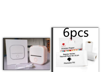 Portable Mini Thermal Label Printer Home Photo Printer Student Wrong Question Printer Bluetooth-compatible Mini Label Printer Price Tag on Sale