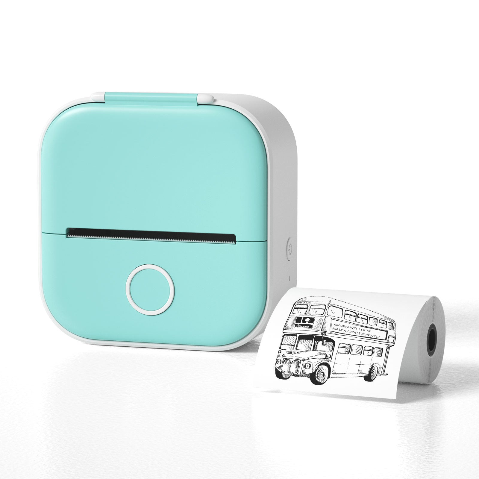 Portable Mini Thermal Label Printer Home Photo Printer Student Wrong Question Printer Bluetooth-compatible Mini Label Printer Price Tag on Sale