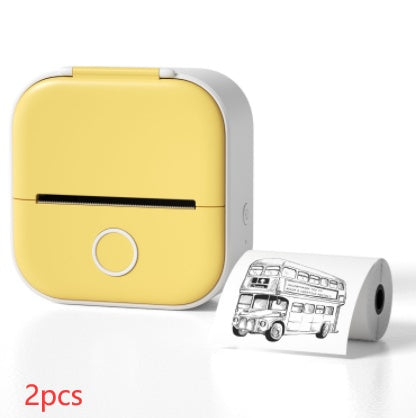 Portable Mini Thermal Label Printer Home Photo Printer Student Wrong Question Printer Bluetooth-compatible Mini Label Printer Price Tag on Sale