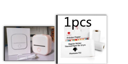 Portable Mini Thermal Label Printer Home Photo Printer Student Wrong Question Printer Bluetooth-compatible Mini Label Printer Price Tag on Sale