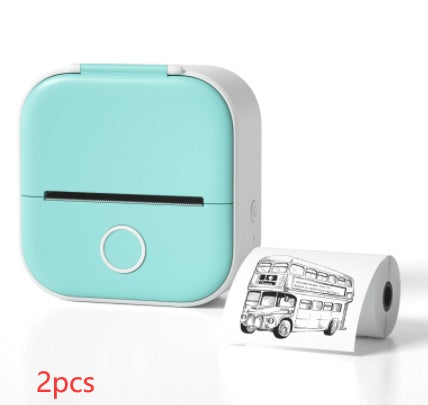 Portable Mini Thermal Label Printer Home Photo Printer Student Wrong Question Printer Bluetooth-compatible Mini Label Printer Price Tag on Sale