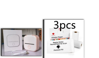 Portable Mini Thermal Label Printer Home Photo Printer Student Wrong Question Printer Bluetooth-compatible Mini Label Printer Price Tag on Sale