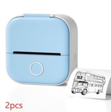 Portable Mini Thermal Label Printer Home Photo Printer Student Wrong Question Printer Bluetooth-compatible Mini Label Printer Price Tag on Sale