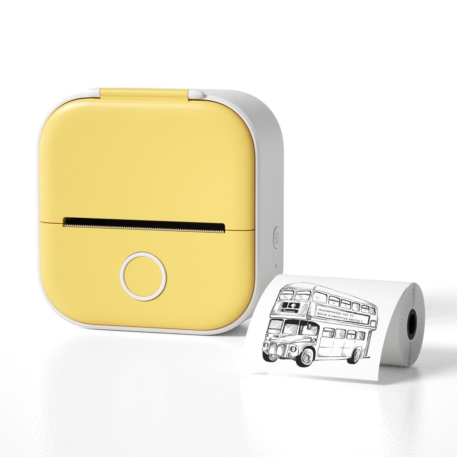Portable Mini Thermal Label Printer Home Photo Printer Student Wrong Question Printer Bluetooth-compatible Mini Label Printer Price Tag on Sale