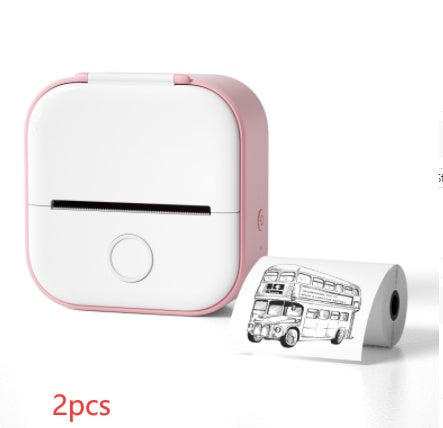 Portable Mini Thermal Label Printer Home Photo Printer Student Wrong Question Printer Bluetooth-compatible Mini Label Printer Price Tag on Sale